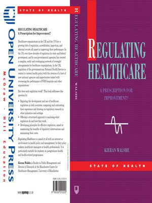 cover image of Regulating Healthcare